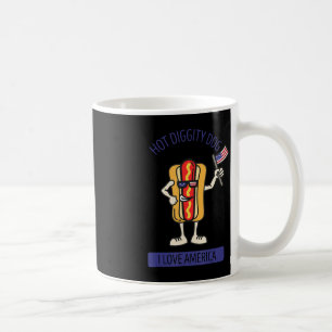 Mug Hot Diggity Chien Juillet 4Pique-nique Patriotique