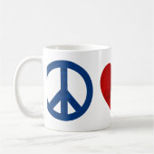 Mug Hot dog d'amour de paix (Gauche)