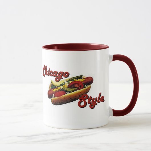 Mug Hot dog de style de Chicago (Droite)