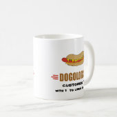Mug Hot-dog drôle (Devant droit)