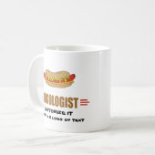 Mug Hot-dog drôle (Devant gauche)