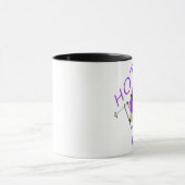 Mug Hot Dog Funny Ski Carlin violet Veste et Skis (Centre)