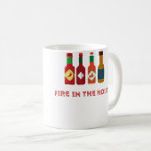 Mug Hot Funny Foodie Spicy Hot Chilli Pepper Sauce (Devant droit)