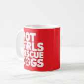 Mug Hot Girs Secourt Chiens (Devant gauche)