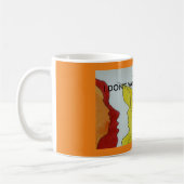 Mug Hot Heads, JE NE VEUX PAS L'ENTENDRE ! ! ! Café Mu (Gauche)