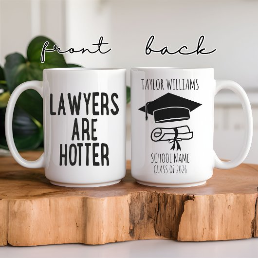 Mug Hot Lawyer Mug, Graduation Gift for Law Graduate
