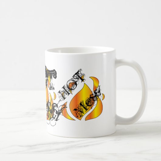 Mug Hot Mess après une nuit de fête (Droite)