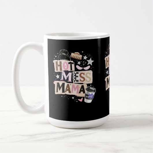 Mug Hot mess mama (Gauche)
