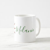 Mug Hot Peppers Mandala Nom personnalisé (Devant droit)