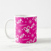 Mug Hot Pink Peppermenthe Sucre de canne Snowflakes Aj (Gauche)