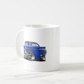 Mug Hot rod 1957 Bleu-Blanc de Chevy Belair (Devant gauche)
