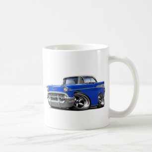 Mug Hot rod 1957 Bleu-Blanc de Chevy Belair