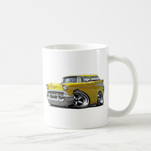 Mug Hot rod 1957 de jaune de nomade de Chevy