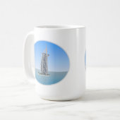 Mug Hôtel arabe Dubaï d'Al de Burj : modèle 3D : (Devant gauche)