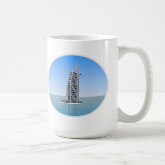 Mug Hôtel arabe Dubaï d'Al de Burj : modèle 3D : (Droite)