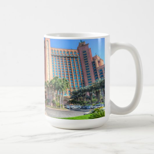 Mug Hôtel Dubaï de paume de l'Atlantide (Droite)