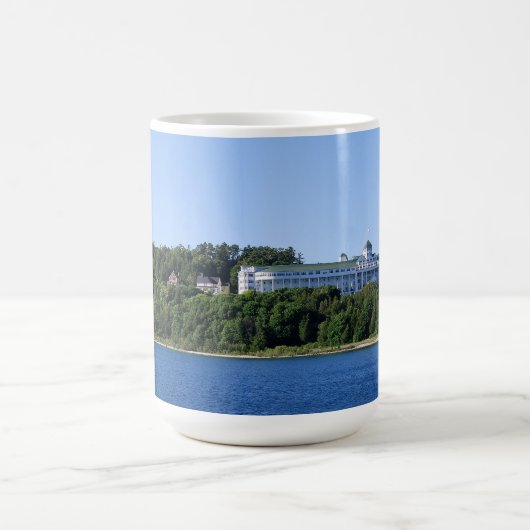 Mug Hôtel grand, île de Mackinac, Michigan, panorama (Centre)