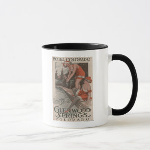 Mug Hôtel le Colorado et affiche de bains
