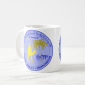 Mug Hôtel Vintage voyage Ribat à Monastir, Tunisie (Devant gauche)