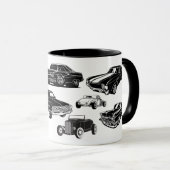 Mug Hotrods vintages (Devant droit)