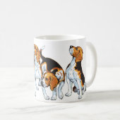 Mug Hound beagle (Devant droit)