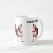 Mug Hound Dawg Beagle Funny Chien (Devant droit)