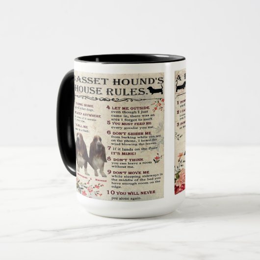 Mug Hound House Rules (Devant gauche)