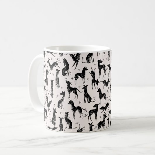 Mug Hounds noir (Devant gauche)