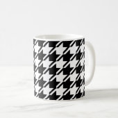 Mug Houndstooth BW Big Motif (Devant droit)