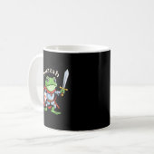 Mug Hourra Chevalier Grenouille Citation Drôle d'Épée (Devant gauche)