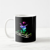 Mug House Cat Rainbow Dj Cat  (Gauche)