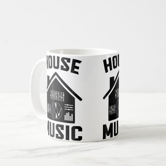 Mug House Music Edm Rave Dj House (Devant gauche)