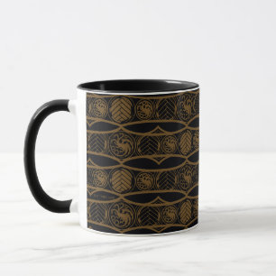 Mug HOUSE of the Dragon   Targaryen Stripe Pattern
