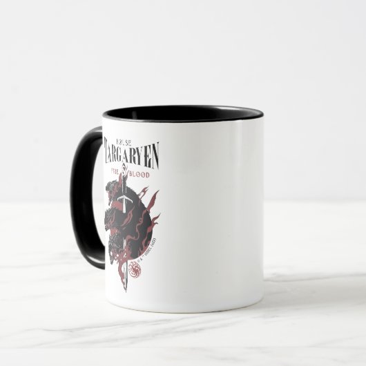Mug House Targaryen - Fire & Blood (Devant gauche)