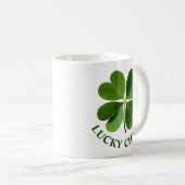 Mug Housse à quatre feuilles (Devant droit)