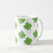 Mug Housse à quatre feuilles (Devant droit)