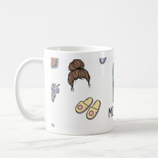 Mug Housse de batterie carburant pour maman (Gauche)