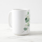 Mug Housse de couette Feuilles de Eucalyptus Vert Past (Devant gauche)