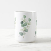 Mug Housse de couette Feuilles de Pastel d'Eucalyptus (Centre)
