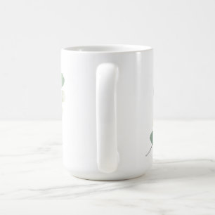 Mug Housse de couette Feuilles de Pastel d'Eucalyptus