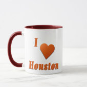 Mug Houston  -- Orange brûlée (Gauche)