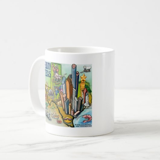 Mug Houston TX (Devant gauche)