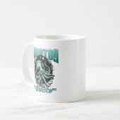 Mug Houston We Have a Problem Funny Octopus Space (Devant gauche)