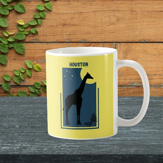 Mug Houston Zoo Texas Vintage Giraffe