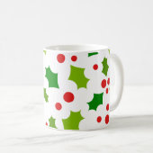 Mug houx de Noël (Devant droit)