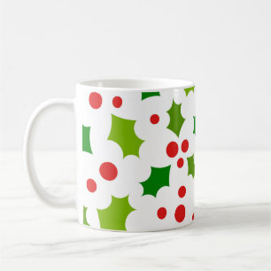 Mug houx de Noël