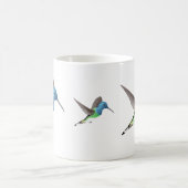Mug Hovering Jacobin Hummingbird - transparent. (Centre)