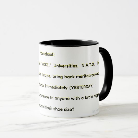 Mug How about REALITY  (Devant droit)