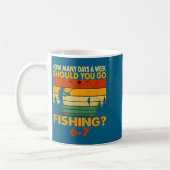 Mug How Many Days A Week Should You Go Fishing (Gauche)
