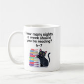 Mug How Many Nights A Week Should You Be Reading 6-7 R (Gauche)